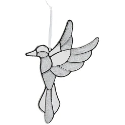 Suspension de Noël oiseau pailleté H17 cm-Gifi Discount