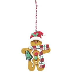 Suspension de Noël petit bonhomme pain d'épice H12,5 cm-Gifi Sale