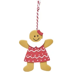 Suspension de Noël petit bonhomme pain d'épice H12,5 cm-Gifi Sale