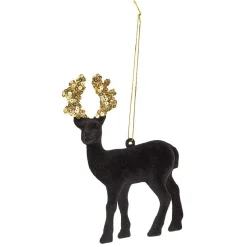 Suspension de Noël Renne en velours-Gifi Outlet