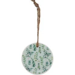 Suspension de Noël ronde en céramique design nature Scandinave-Gifi New