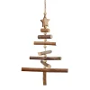 Suspension de Noël sapin bois flotté marron-Gifi Online