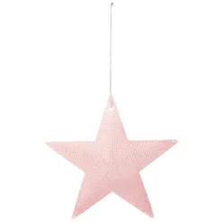 Suspension de Noël Étoile effet floqué-Gifi Hot