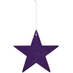 Suspension de Noël Étoile effet floqué-Gifi Hot