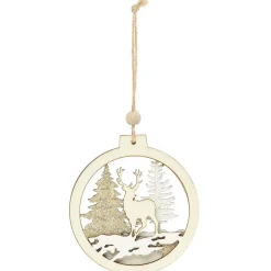 Suspension en bois Ø 21cm 2 modèles-Gifi Clearance