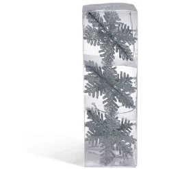 Suspension flocon argenté ou blanc Noël x3-Gifi Hot