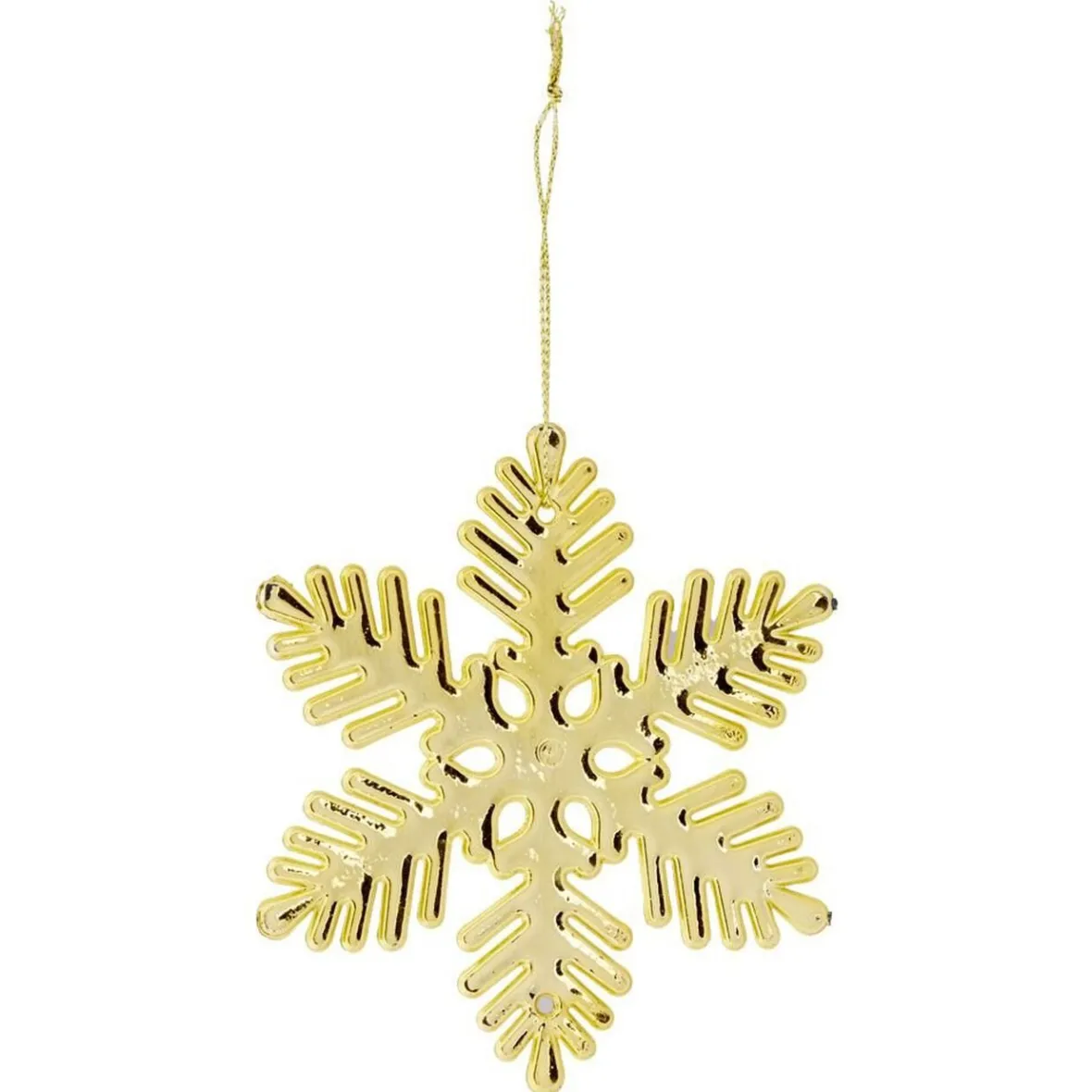 Suspension flocon brillant doré ou argenté-Gifi Discount