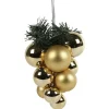 Suspension grappe boule de Noël dorée-Gifi Sale