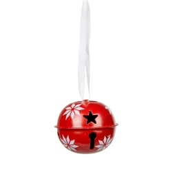 Suspension grelot rouge noël tradition-Gifi