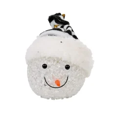 Suspension lumineuse bonhomme de neige 1 led multicolore-Gifi Discount
