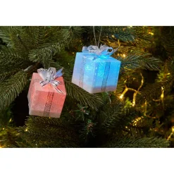 Suspension lumineuse forme cadeau 1 led multicolore-Gifi Sale