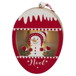 Suspension lumineuse Noël en bois-Gifi Online