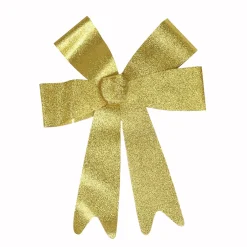 Suspension noeud doré pailleté Noël-Gifi Online