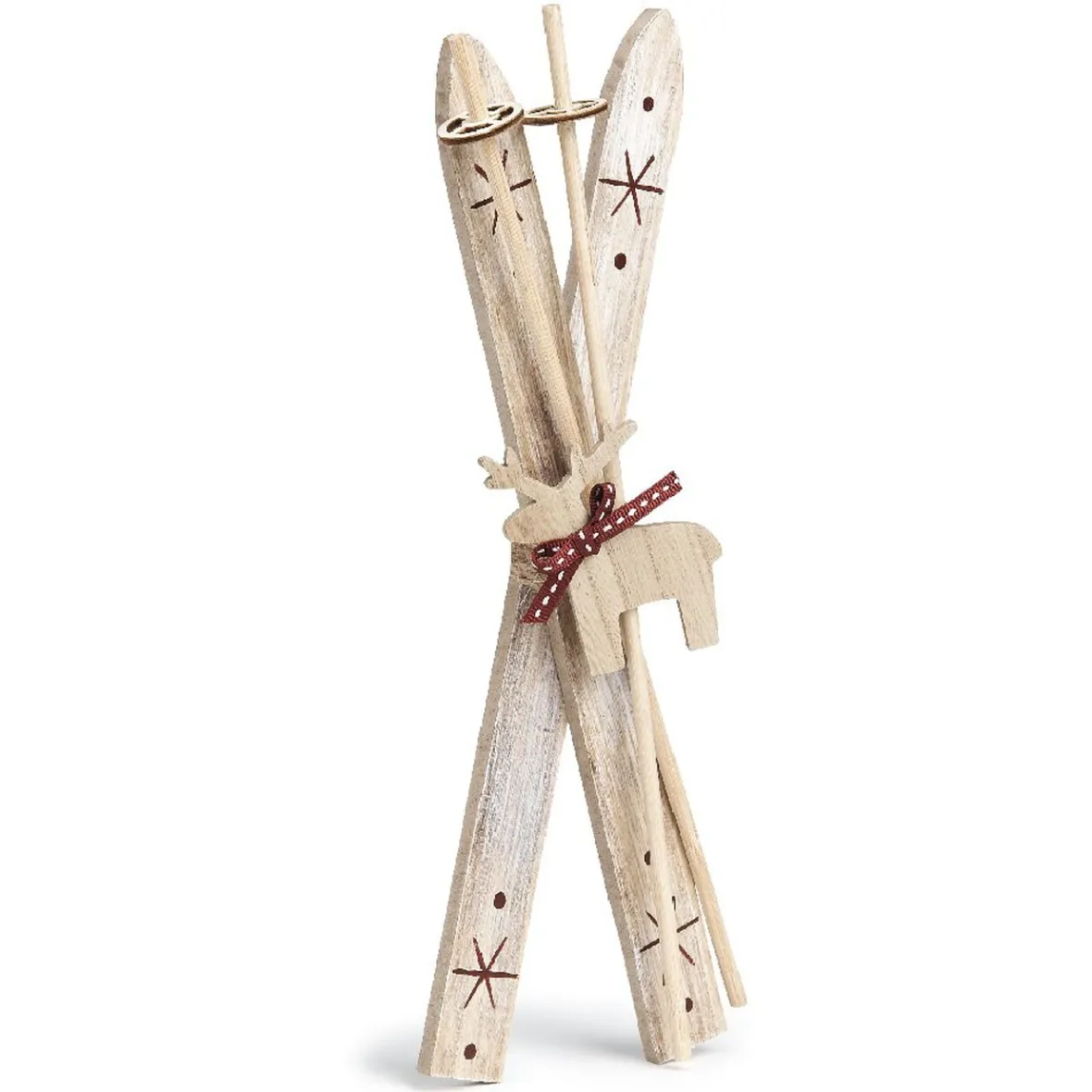 Suspension Paire de skis décoration Noël vintage-Gifi Best