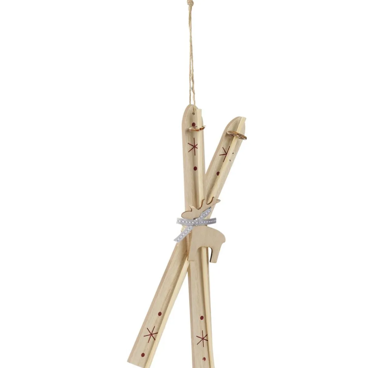 Suspension Paire de skis décoration Noël vintage-Gifi Best