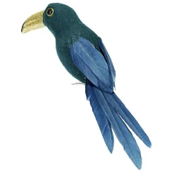 Suspension perroquet vert et bleu décoration de Noël-Gifi Outlet