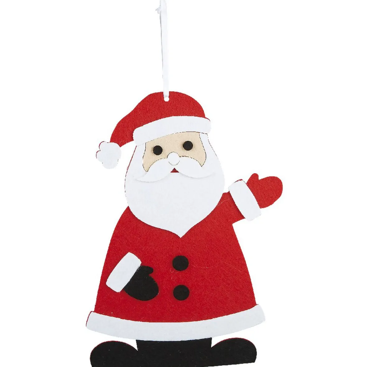 Suspension Père Noël en feutrine-Gifi New