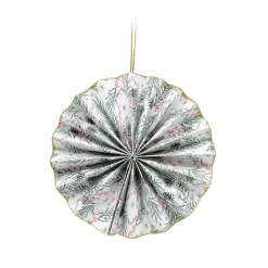 Suspension rosace 3D en papier certifié FSC® multicolore Ø10cm-Gifi Best