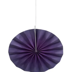 Suspension rosace papier violet x3-Gifi Online
