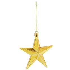 Suspension Étoile de Noël Doré x6-Gifi Discount