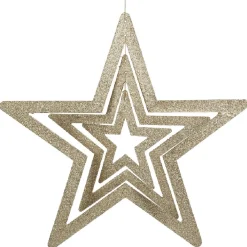 Suspension Étoile Dorée encastrée-Gifi Outlet