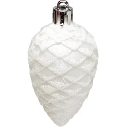 Suspensions de Noël plastique blanc-Gifi Clearance