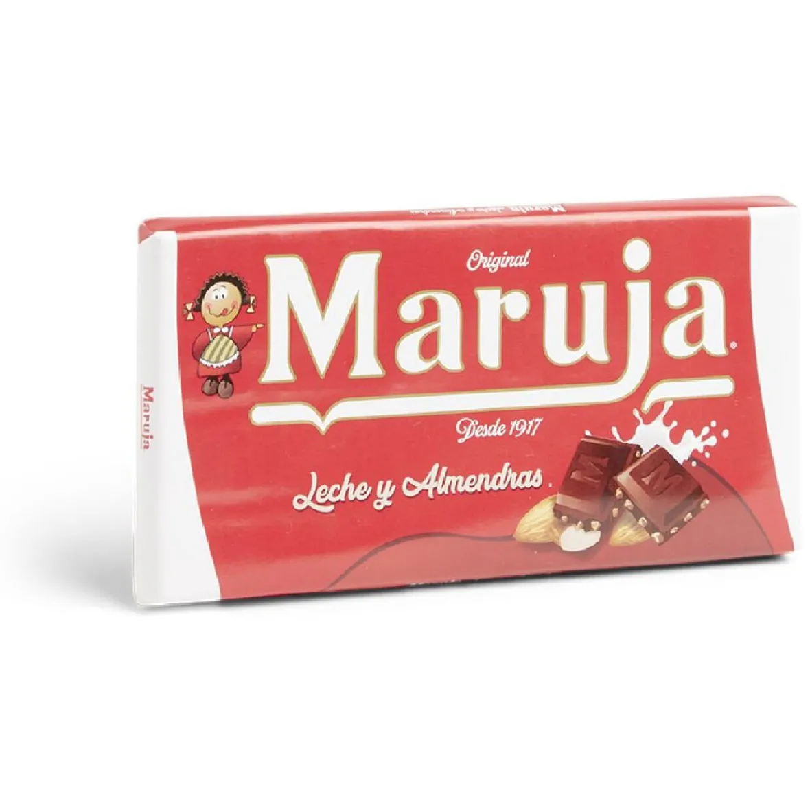 Tablette de chocolat au lait et amandes Maruja 100g-Gifi New