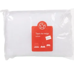 Tapis de neige pailleté village Noël-Gifi Discount