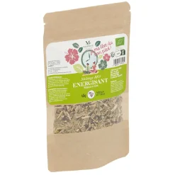 Thé énergisant maté hibiscus mélange Mességué Bio 45g-Gifi Online