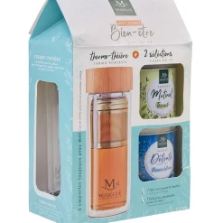 Théière Infuseur nomade verre Mességué Thermo transparent 350 ml-Gifi Best