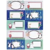 Étiquette cadeau autocollante Noël motif pingouin ours 4x8cm x10-Gifi Best