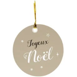 Étiquette cadeau Noël dorée x6-Gifi Clearance