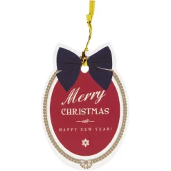 Étiquette cadeau Noël Tradition x6-Gifi Sale