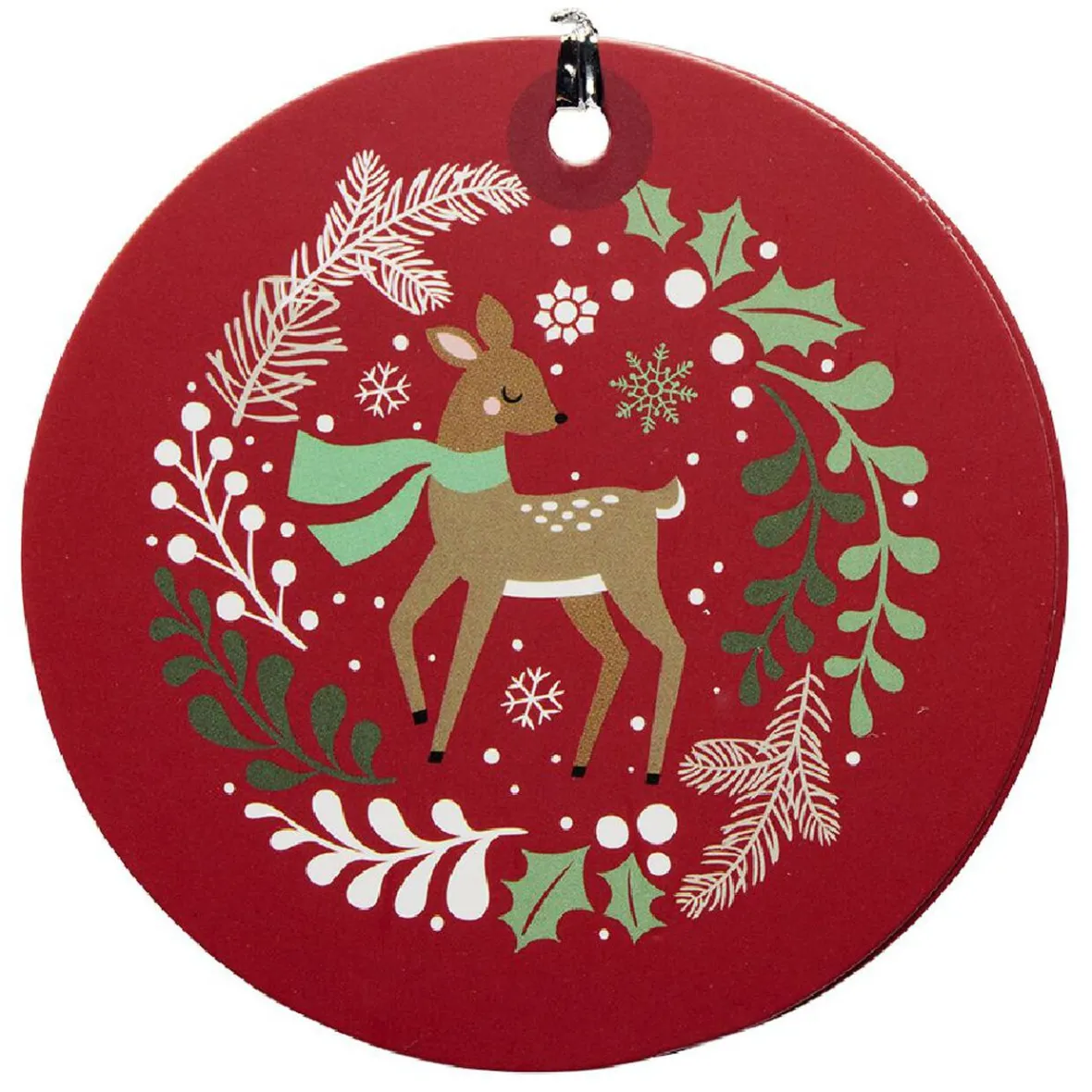 Étiquette cadeau Noël x6-Gifi Outlet