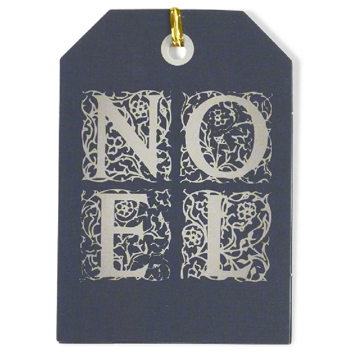 Étiquette pour paquet cadeau Noël Doré Argenté x6-Gifi Discount