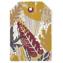 Étiquette pour paquet cadeau Noël Hiver Nature x6-Gifi Discount