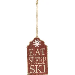 Étiquette ski en bois à suspendre-Gifi Outlet