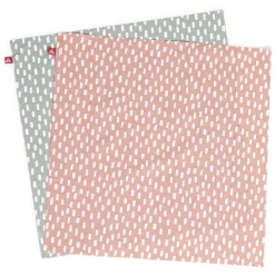 Tissu emballage cadeau réutilisable coton 50x50cm x2-Gifi New