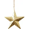Étoile à suspendre ajouré métal doré 16 cm-Gifi Discount