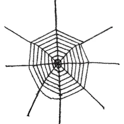 Toile d'araignée Halloween Ø180cm-Gifi New