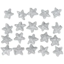 Étoile de Noël en mousse argentée à parsemer-Gifi Online