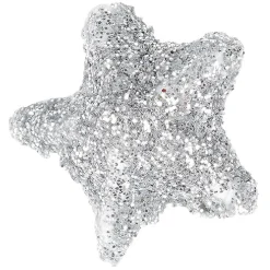 Étoile de Noël en mousse argentée à parsemer-Gifi Online