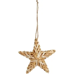 Étoile en paille à suspendre 10x10cm-Gifi Hot