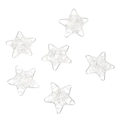 Étoile fil argenté x6-Gifi Sale