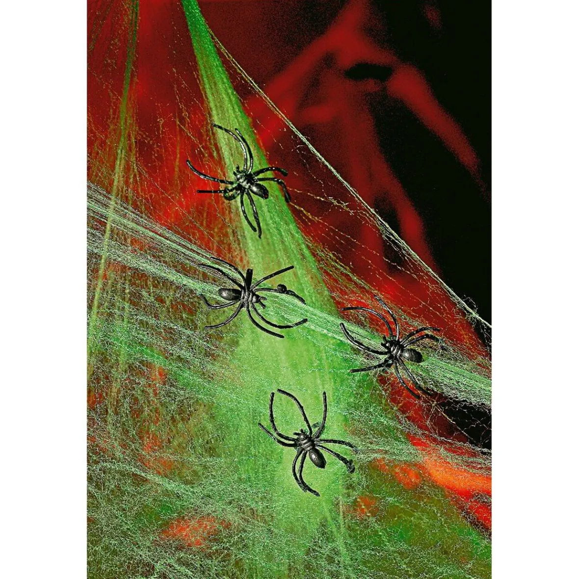 Toile Halloween avec araignée x4-Gifi Best