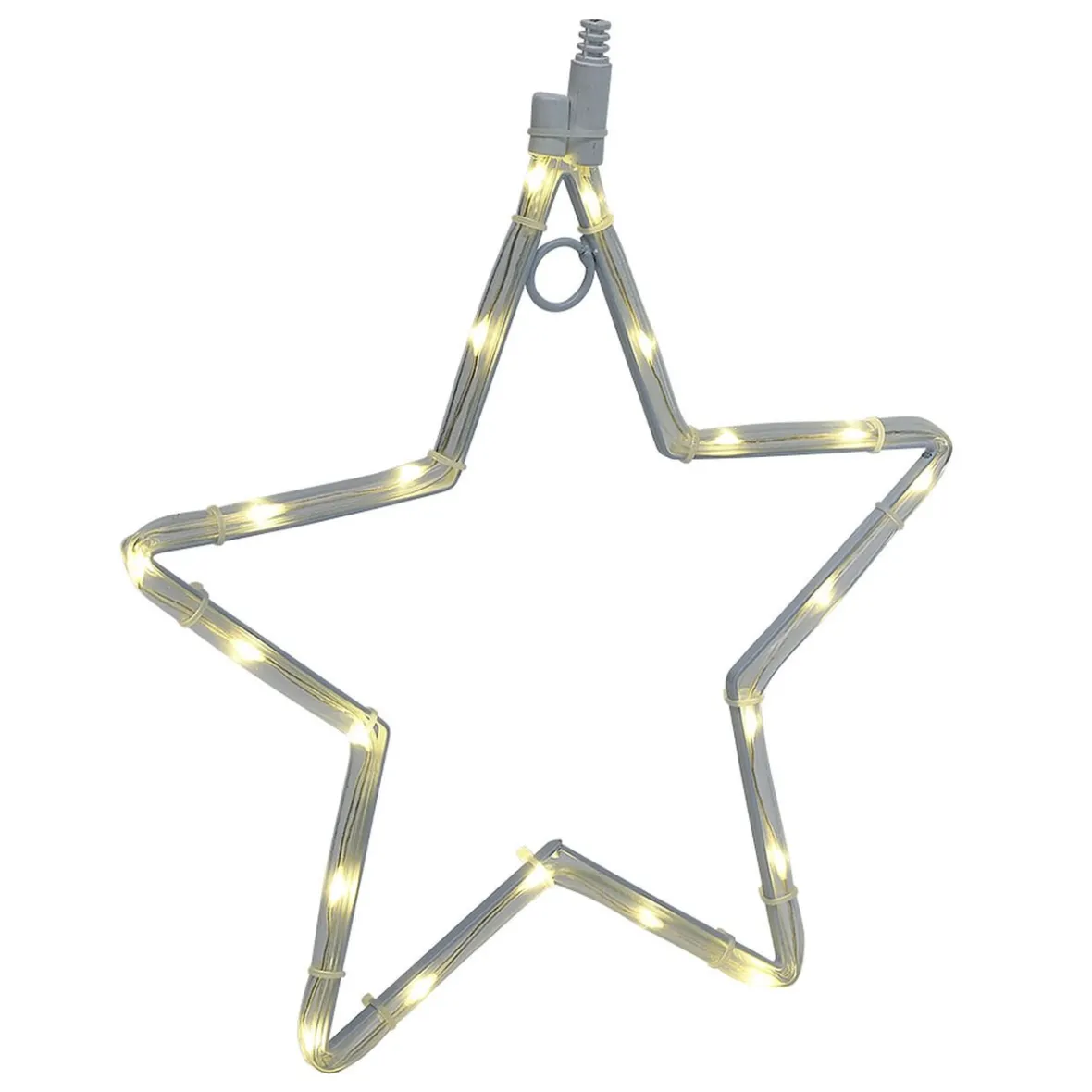 Étoile lumineuse 20 microLED blanc chaud 2 modes-Gifi Clearance