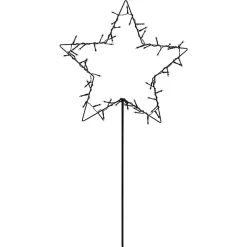 Étoile lumineuse de Noël à planter 60 LED Blanc chaud-Gifi Discount