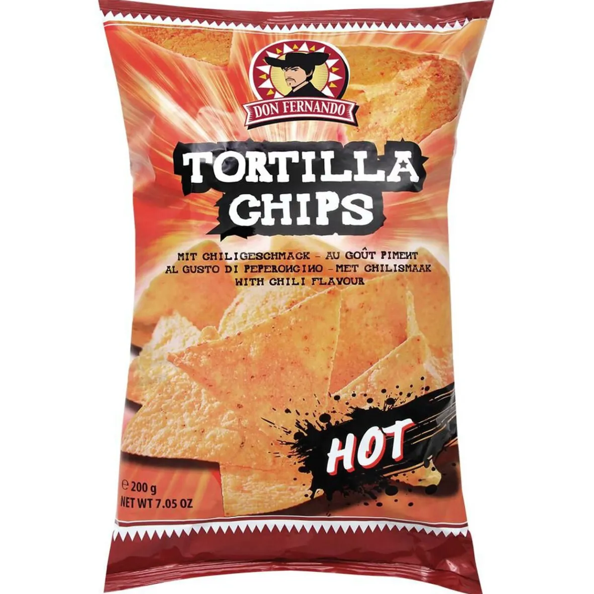Tortillas chips au maïs goût piment doux 200g-Gifi Sale