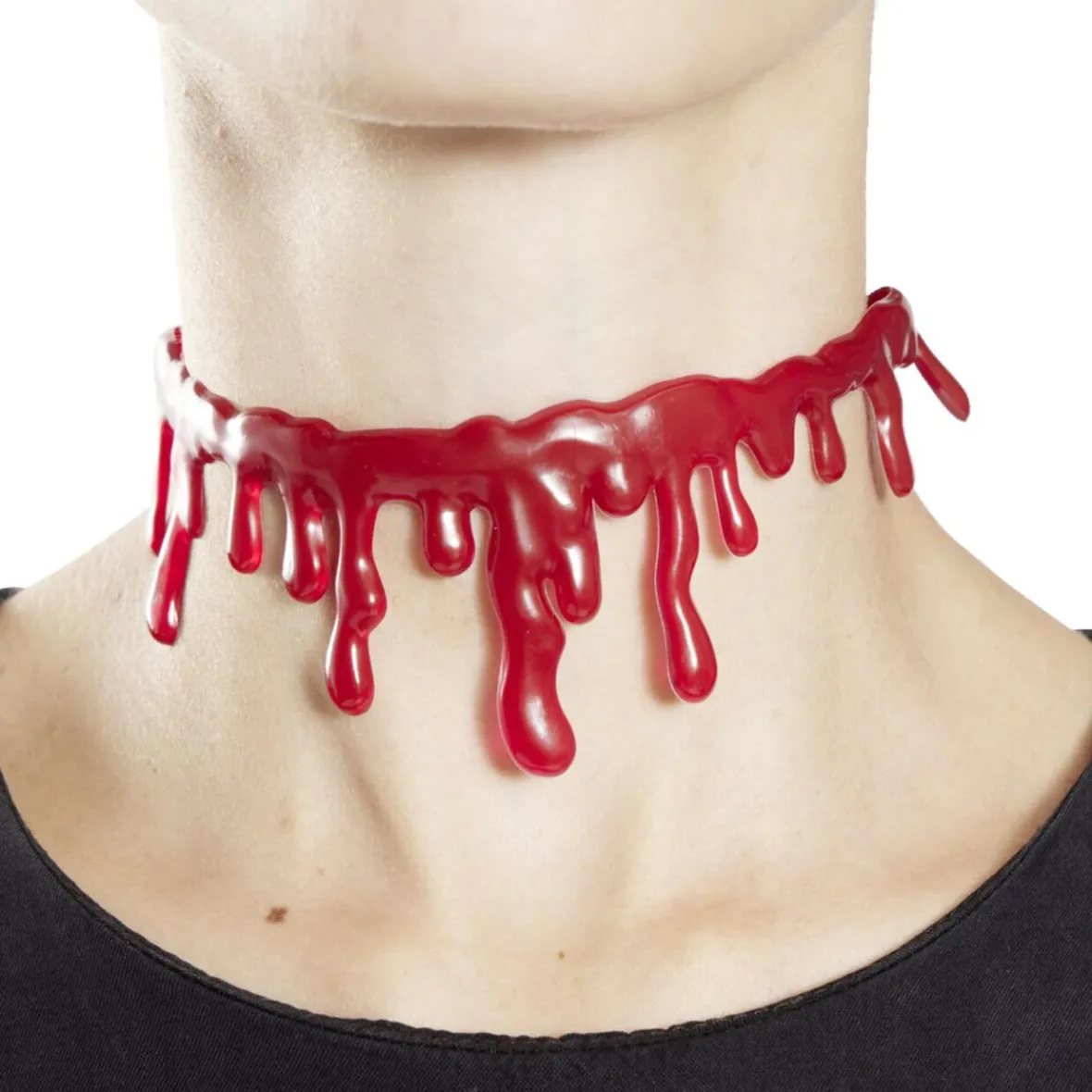 Tour de cou ensanglanté Halloween adulte L44cm-Gifi Clearance