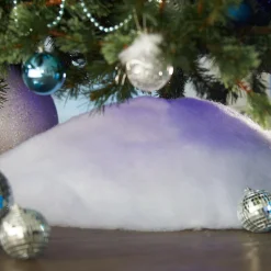 Tour de sapin blanc neige-Gifi Discount